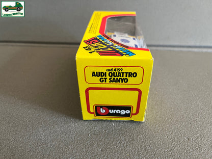 Voiture miniature Audi Quattro GT Sanyo cod. 4159 Burago au 1/43