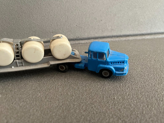 Ancienne Voiture Miniature Plastique Camion Semi  Unic Remorque Norev 1/86