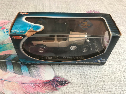 Voiture Miniature Fiat 521 découvrable 4157 Solido 1/43