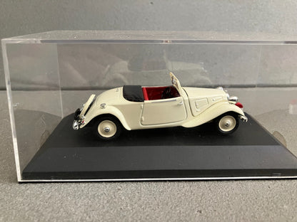 Voiture Miniature Citroen Traction 7 Roadster 1935 Nostalgie au 1/43