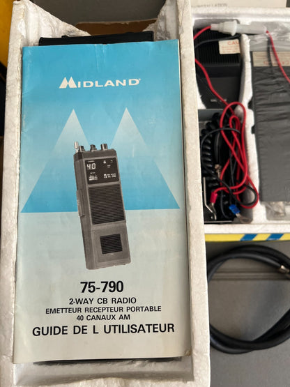 Lot Matériel CB Cibi Midland 75-790 CRT SuperStar Mini CB-960 SIRTEL ROS-1