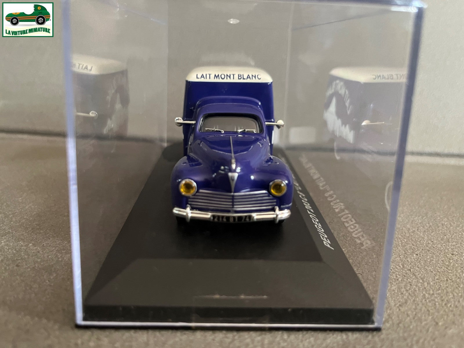 Voiture miniature Publicitaire Peugeot 203 C 8 Lait Mont Blanc au 1/43