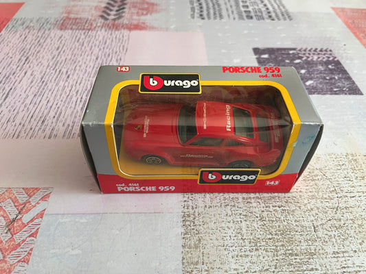 Voiture miniature Burago Porsche 959 4161 au 1/43