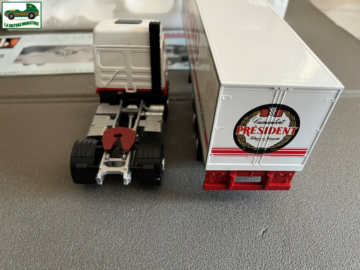 Camion Semi Remorque Renault R350 Camembert Président Besnier Eligor LBS au 1/43