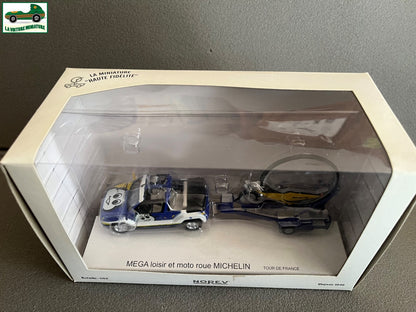 Voiture miniature Mega Loisir Moto Roue Michelin Tour France Norev au 1/43