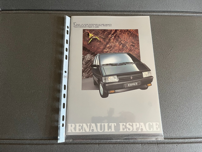 Ancien Dépliant Brochure Documentation Automobile Renault Espace