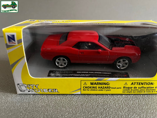 Voiture miniature 2006 Dodge Challenger Concept NewRay City Cruiser au 1/48