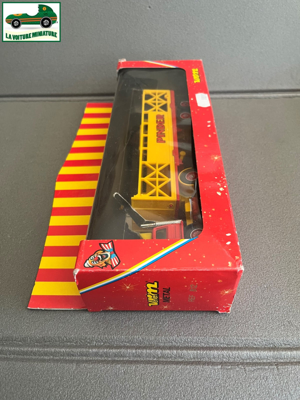 Voiture Miniature Semi Remorque Renault Transport Cage Pinder Verem 812 1/50