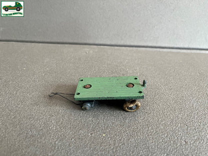 Ancienne Voiture Miniature Remorque Solido Demontable Epave
