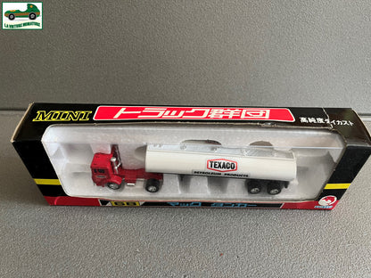 Voiture miniature Camion Semi Remorque Citerne Shinsei Mack Tanker Texaco
