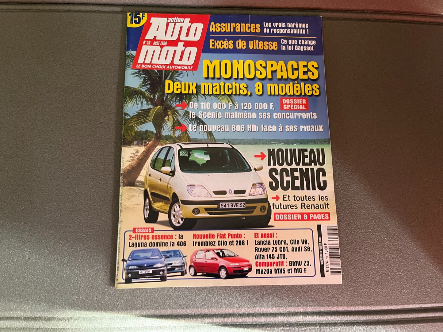 Livre Revue Voiture Automobile Action AutoMoto N°59