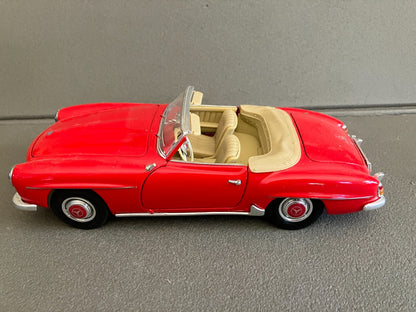 Ancienne Voiture miniature Mercedes Benz 190 SL 1955 Maisto au 1/18 Incomplète