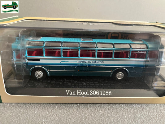 Voiture miniature Van Hool 306 1958 Autobus Bus Collection Atlas 1/72