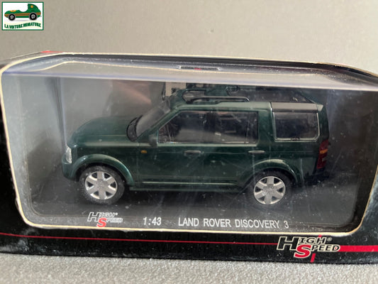 Voiture Miniature Land Rover Discovery 3 High Speed au 1/43