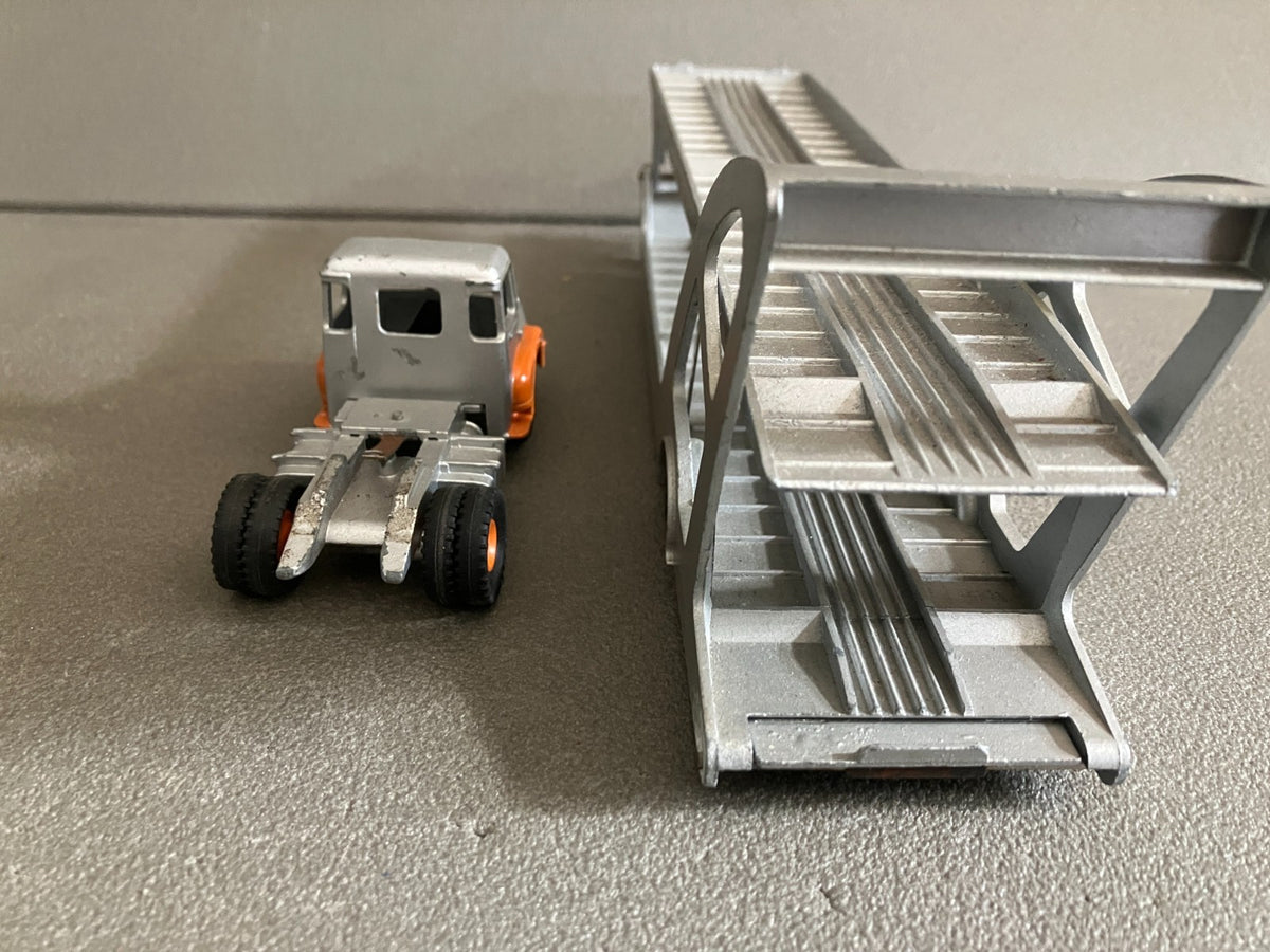 Ancienne Miniature Camion Unic Porte Voiture 39 Dinky Toys Meccano France