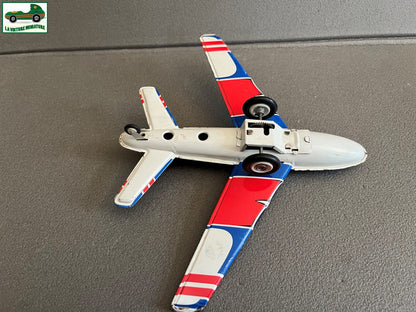 Jouet Ancien Tôle Avion CIJ Friction France Vintage