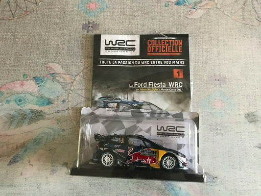 Voiture Miniature Ford Fiesta WRC Rallye Monte Carlo 2017 Ogier Ingrassia 1/24