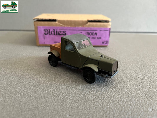 Voiture Miniature Kit résine monté Citroen Prototype 2CV 1939 Oldies au 1/43
