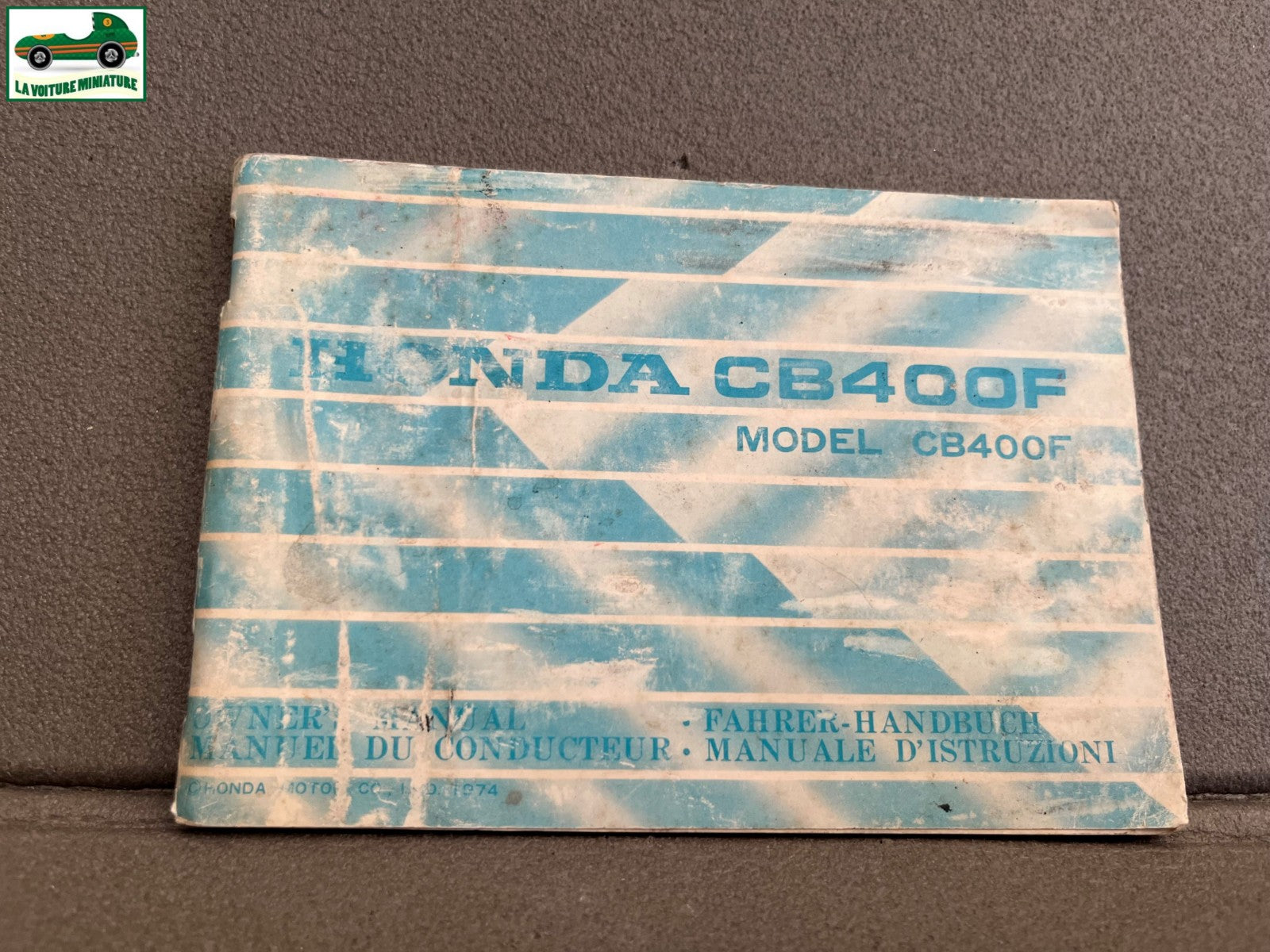 Ancien Dépliant Documentation Entretien Moto Honda CB400F