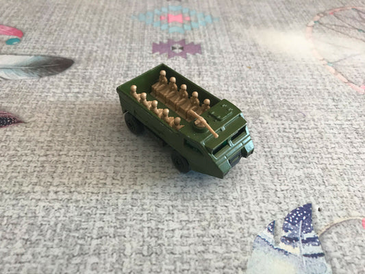 Miniature Ancien Voiture Matchbox Superfast Personnel Carrier Lesney 1976 N°54