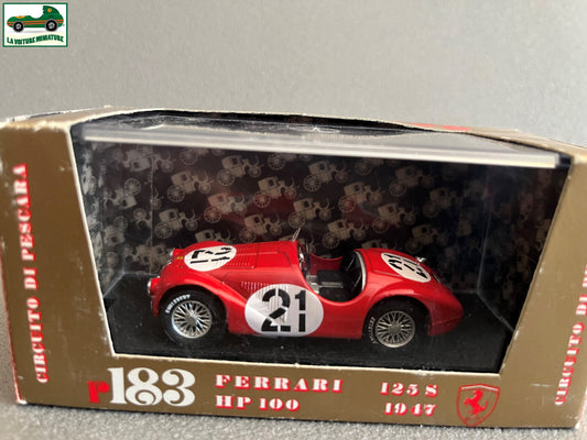 Voiture miniature Ferrari 125S Pescara 1947 Brumm au 1/43