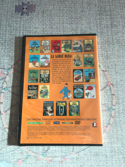 Collection Tintin Le Lotus Bleu DVD Video Blister Dessin Animé BD