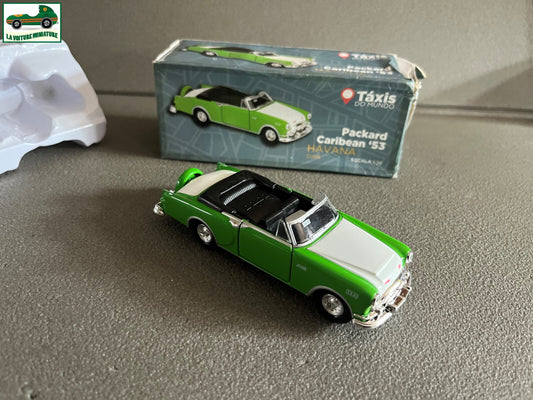 Voiture Miniature Packard Caribean 1953 Havana Taxi du Monde Welly au 1/38