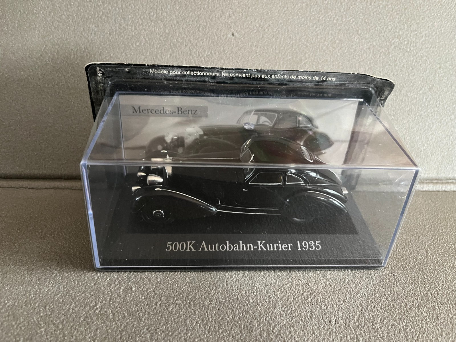 Voiture Miniature Mercedes 500k Autobahn Kurier 1935 Altaya au 1/43