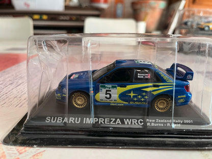 Voiture miniature Rallye Subaru Impreza WRC New Zealand Rally 2001 Altaya 1/43