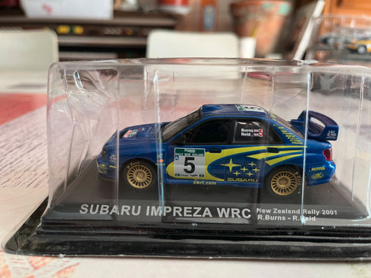 Voiture miniature Rallye Subaru Impreza WRC New Zealand Rally 2001 Altaya 1/43