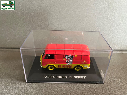 Voiture Miniature Camion Publicitaire Fadisa Romeo EL Serpis au 1/43