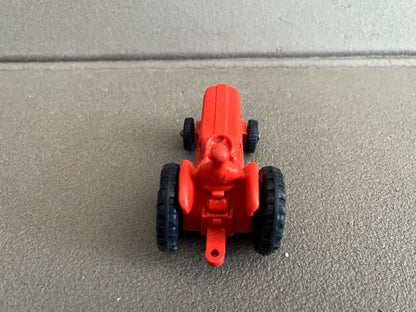 Voiture Miniature Ancien Tracteur Agricole Tomte Lardal Norway Plastique Gomme