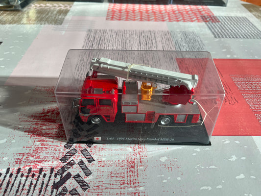 Voiture Miniature Camion Pompiers 1995 Morita Gyro Snorkel MSB 1/64 Delprado