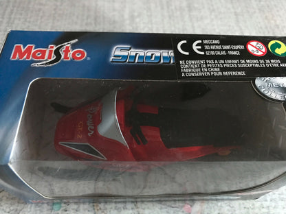 Voiture Miniature Maisto Motorized Snowmobile Scooter des neiges