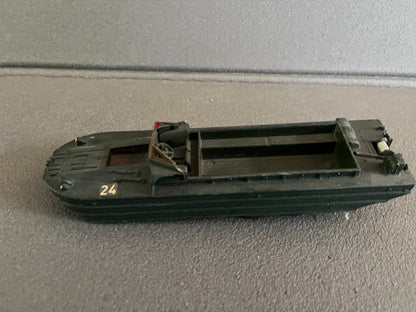 Ancienne Miniature Militaire Blindé DUKW 825 Dinky Toys Meccano France Epave