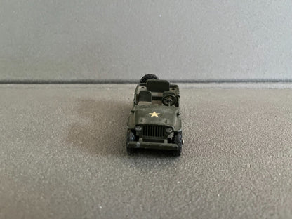 Ancienne Miniature Militaire Voiture Jeep Dinky Toys Meccano France Epave