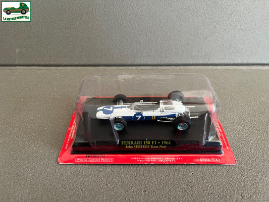 Voiture miniature Collection Formule 1 Ferrari 158 F1 1964 Surtees Nart au 1/43