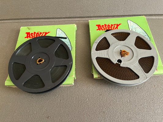 Lot Ancien Super 8 Film Office Astérix Assieges Cesar + Tournee Potion Magique