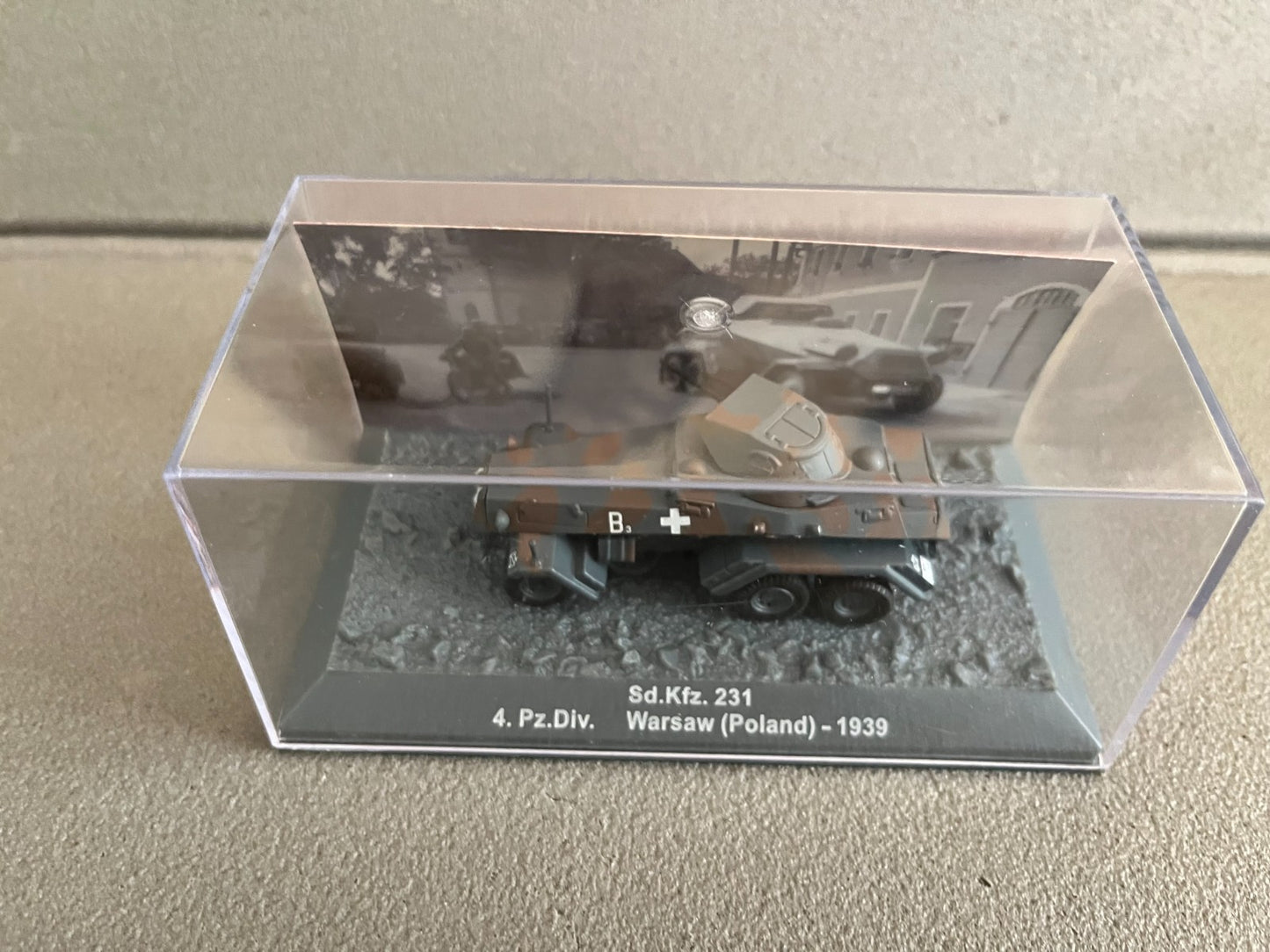 Miniature Militaire Char Tank Blindé Sd.Kfz. 231 (6-rad) 1939 Altaya 1/72