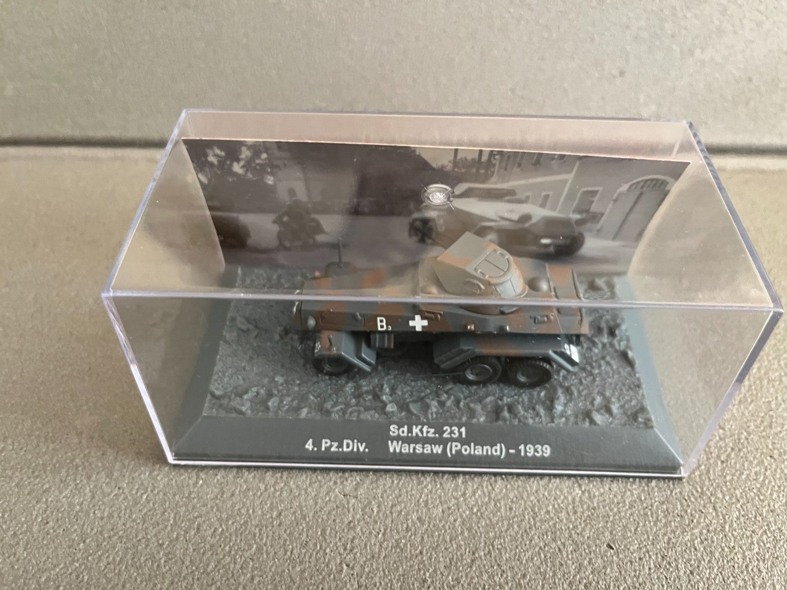 Miniature Militaire Char Tank Blindé Sd.Kfz. 231 (6-rad) 1939 Altaya 1/72