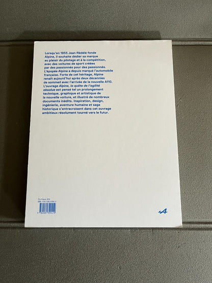 Livre Voiture Automobile Alpine La quête de l'agilité absolue Flammarion 2017