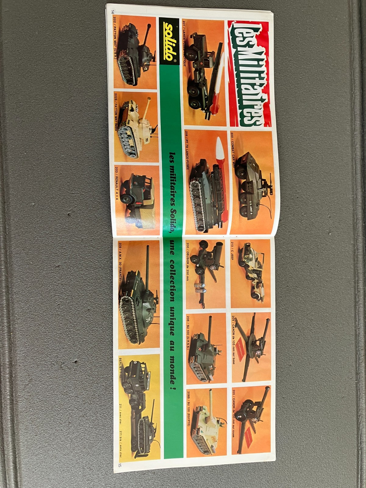 Ancien Dépliant Documentation Catalogue Jouet Voiture Solido 1975