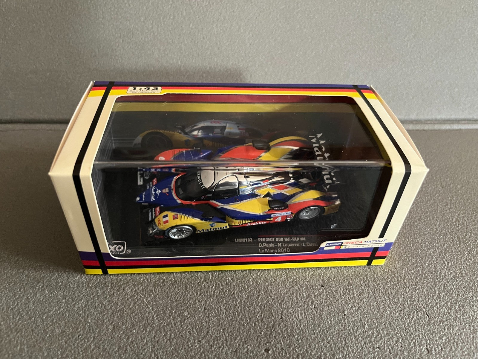 Voiture Miniature Peugeot 908 HDI FAP Le Mans 2010 Ixo au 1/43