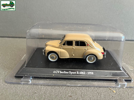 Voiture Miniature Renault 4 CV 4cv Berline Sport R 1062 1958 Eligor au 1/43
