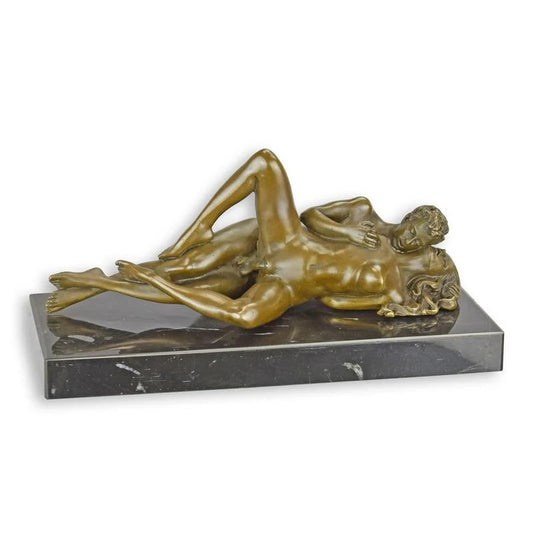 ÉROTIQUE STATUE MODERNE SCULPTURE BRONZE