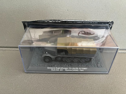 Miniature Militaire Char Tank Blindé Schwerer Zugkraftwagen Famo 201 Altaya 1/72