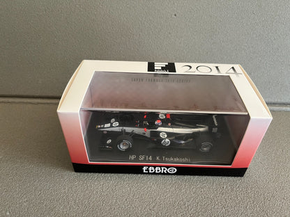 Voiture Miniature HP SF14 Formula 2014 F1 Ebbro au 1/43