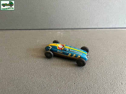 Ancienne Voiture Miniature Métal Tôle Course Atom Made in Japan