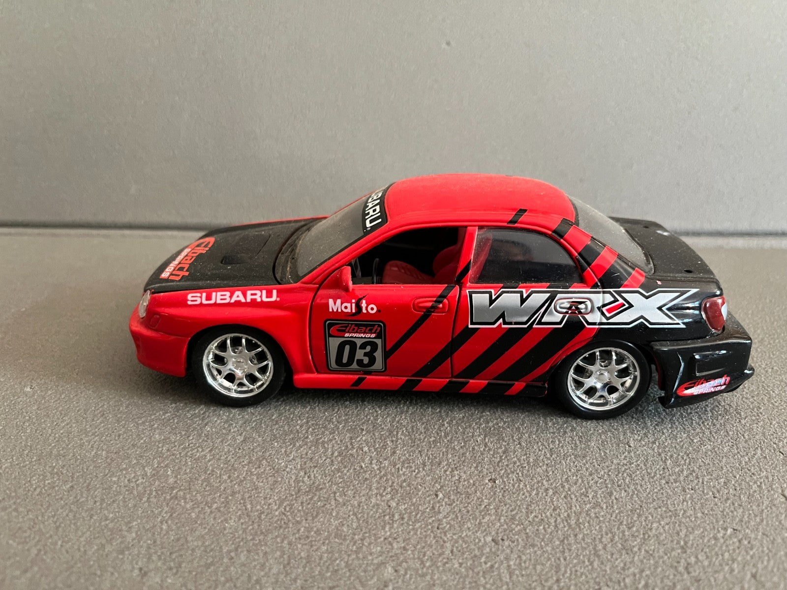 Ancienne Miniature Voiture Subaru Impreza WRX Maisto 1/24