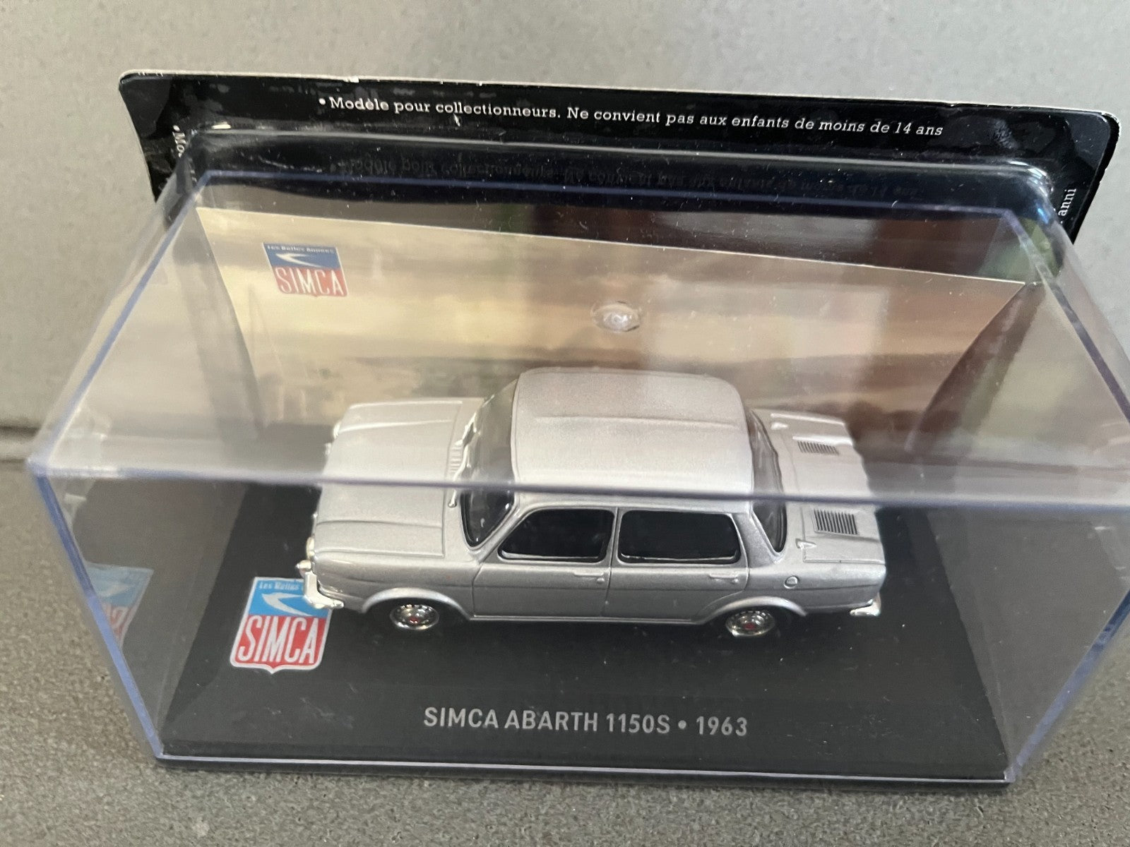 Voiture Miniature Simca Abarth 1150S 1963 Altaya au 1/43